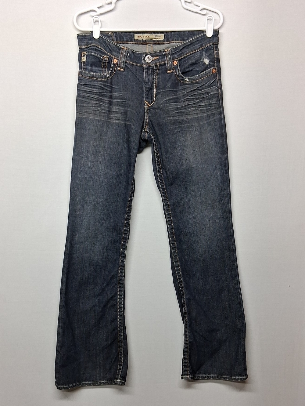 Big Star Women's Boot Cut Maddie Jeans in Dark Wash Denim